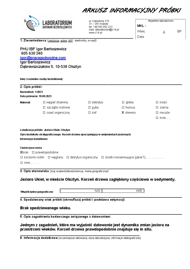 Pra-Pień 6 SN Krokodyle C14